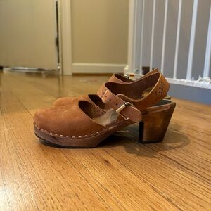 Brown Leather Lotta from Stockholm Sandals with Ankle Strap